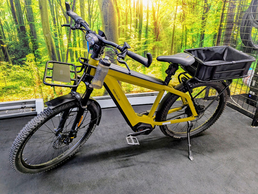 (Consignment) Riese & Muller - Supercharger GT vario HS  Curry Matt/ Front Carrier / Lock 49