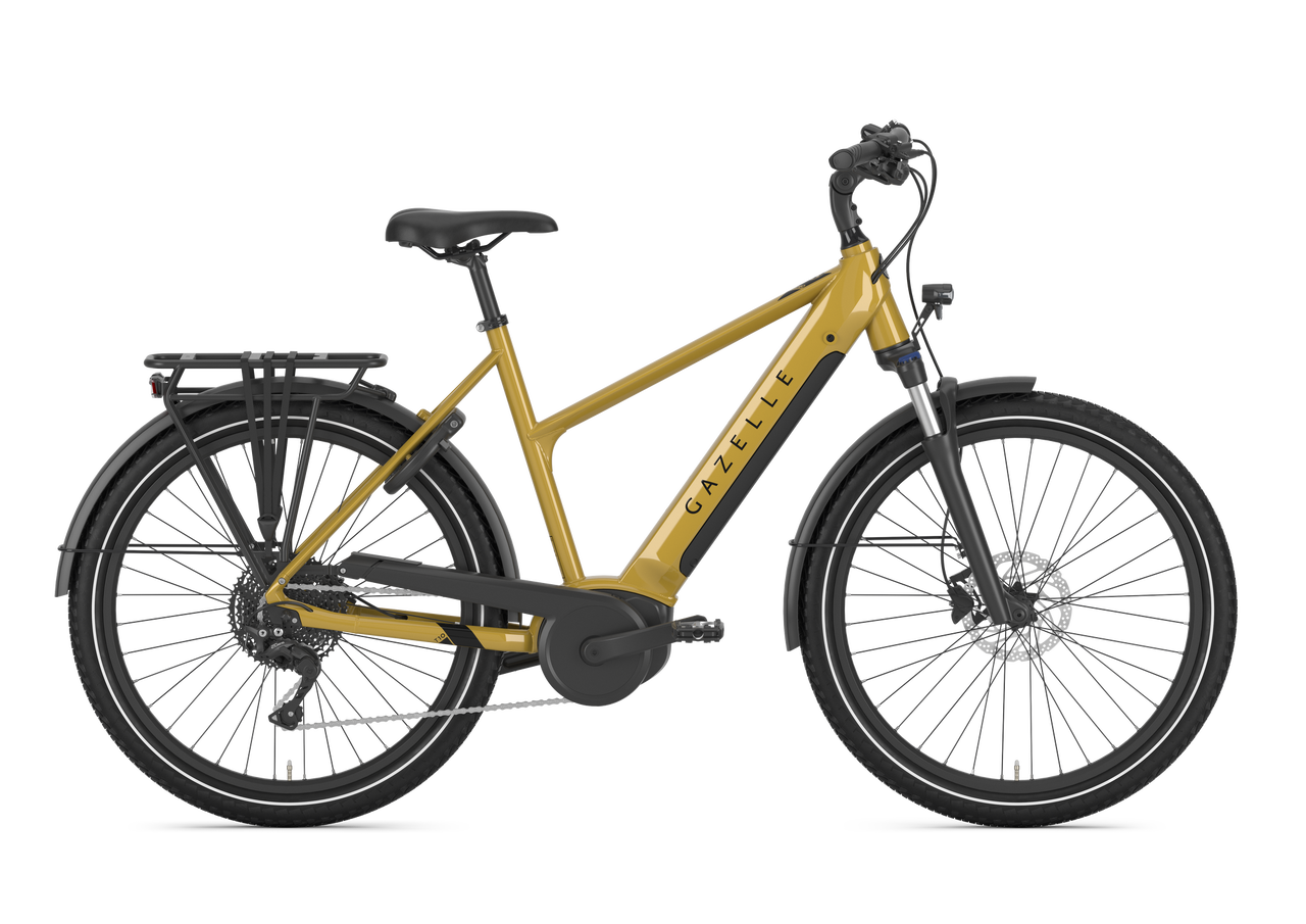 Gazelle Medeo T10 Mid-Step 500 in Turmeric Yellow