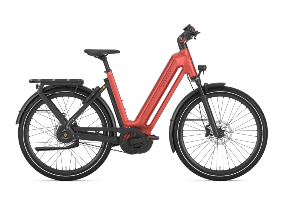 gazelle electric bicycles Easyflow Bosch Smart System Performance Line motor with 75 Nm torque for powerful and efficient riding up to 25 km/h Gazelle Ultimate C8 Step-Thru E-Bike,