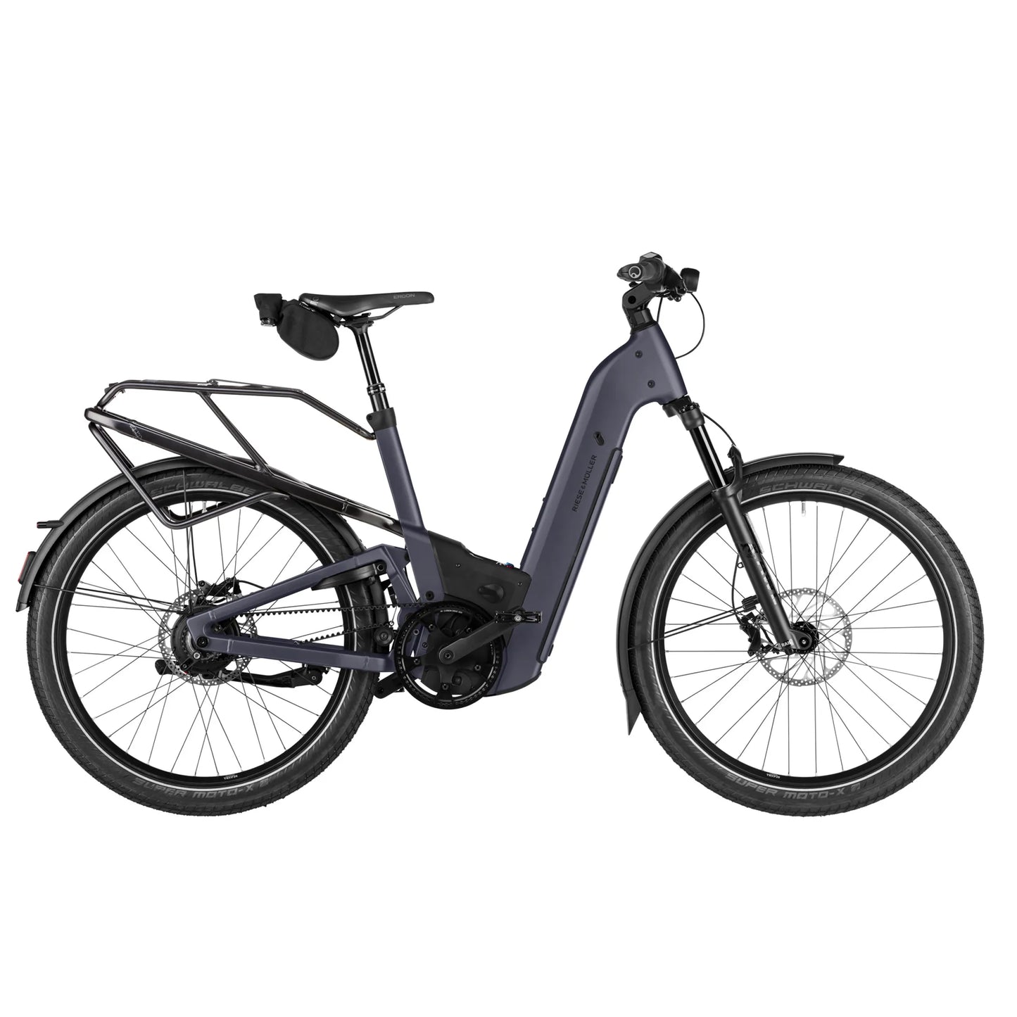 Riese & Müller Homage5 GT Vario T 47cm Night 800Wh - Front Carrier, Comfort Kit, Kiox 500